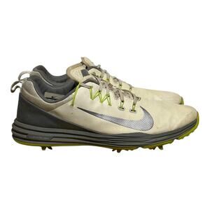 Nike Lunar Control 4 Golf Shoes Men's Size 11 Lunarlon Fliwire Volt Gray Cleats